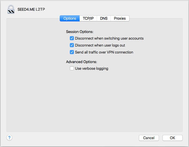 How to setup L2TP VPN on Mac OS - Step 9